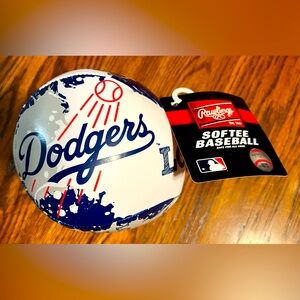 Rawlings Los Angeles Dodgers Quick Toss 4" Softee Baseball - NEW WITH TAGS